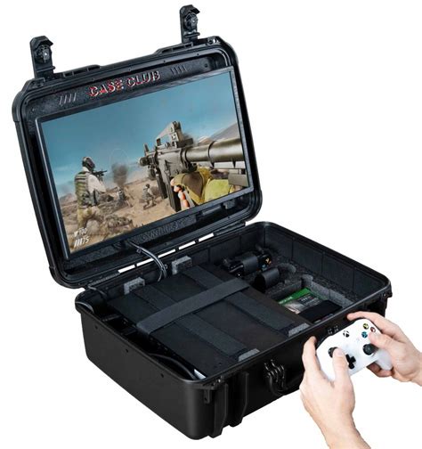 Xbox One X/S Portable Gaming Station with Built-in Monitor