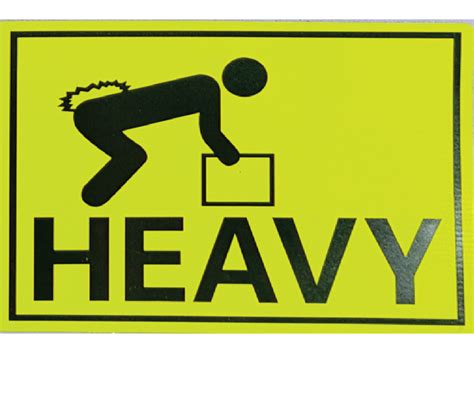 100mm x 70mm “Heavy” Label-Sticker – nex.design