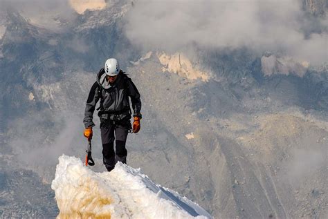 Person Man Standing On Snow During Daytime People Image Free Photo