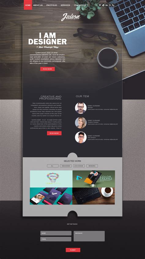 Creative WebPage Design | Website & App Templates ~ Creative Market