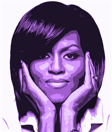 Michelle Obama... monochromatic portrait | Monochromatic paintings ...