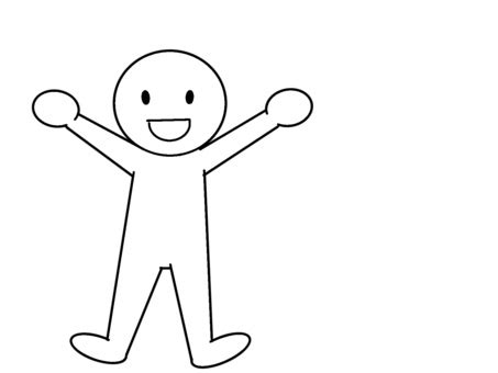 Free Vectors | stick figure happy