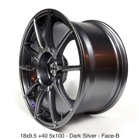 SSR GTX01 18x9.5 + 40 5x114.3 in Dark Silver for STI – KamiSpeed.com