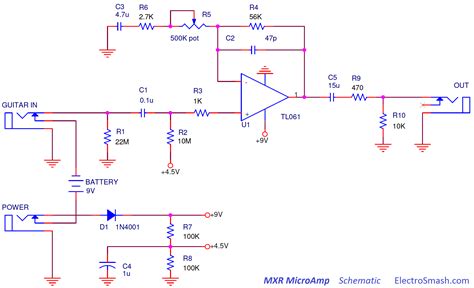 ElectroSmash - MXR MicroAmp Analysis.