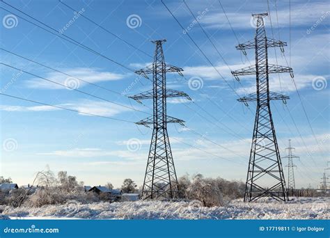 Electric Power Transmission Stock Image - Image: 17719811