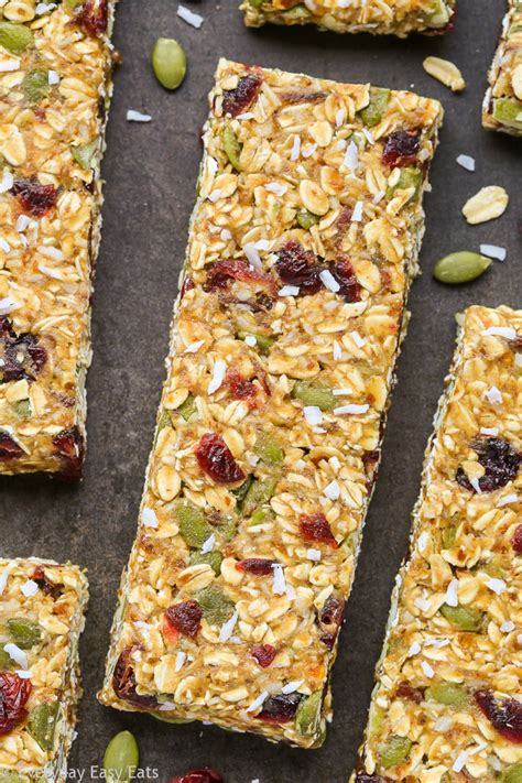 No-Bake Nut-Free Granola Bars (Easy and Healthy Recipe!) - Everyday ...