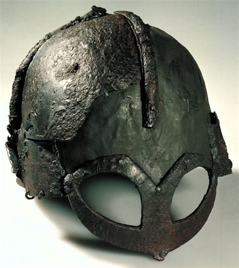 The only complete Viking Helmet ever found, discovered in four pieces ...