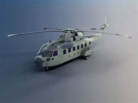 Green Military Helicopter 3D model | CGTrader