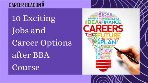 Career options after BBA course | 10 exciting Jobs