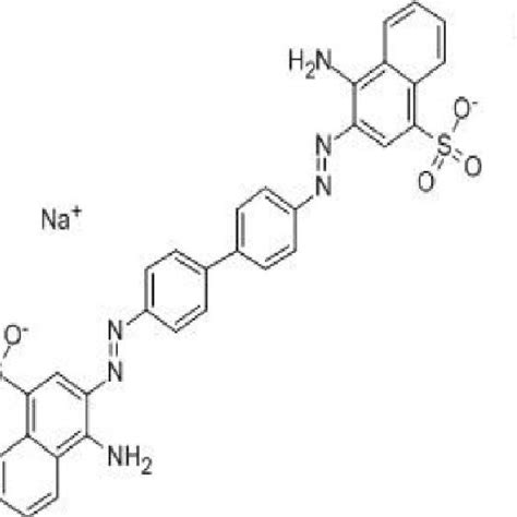 Structure of Congo Red dye | Download Scientific Diagram