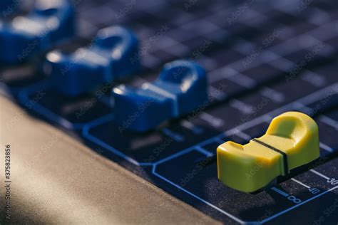 Mixing Console Detail Stock Photo | Adobe Stock