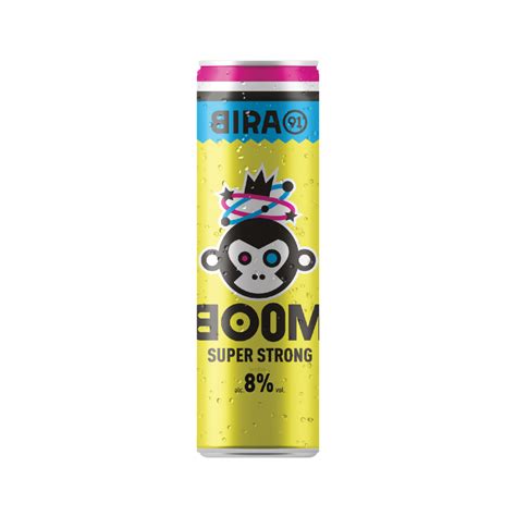 BIRA 91 BOOM SUPER STRONG CANS 500ML-8%-24PK (6 * 4PK) - Maya Enterprises