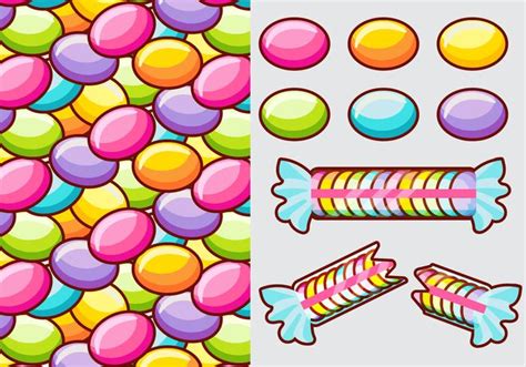 Smarties Candy Vector Elements 117205 Vector Art at Vecteezy