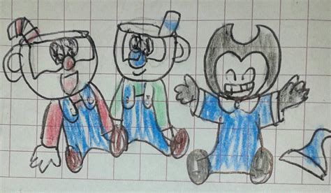 Baby Cuphead, Mugman and Bendy costumes by MariaFangirl1998 on DeviantArt