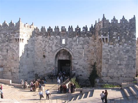 Travel Trip Journey : Damascus Gate in Jerusalem, Israel