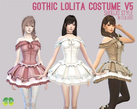 The sims 4 gothic lolita v5 costume – Artofit