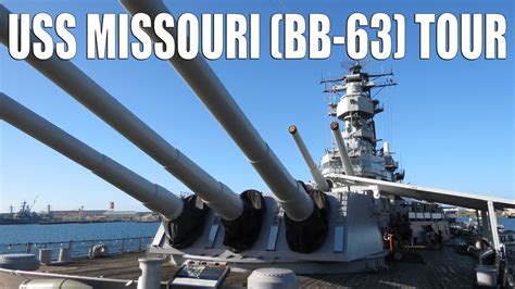 Battleship USS Missouri (BB-63) Video Tour Pearl Harbor, Hawaii - YouTube