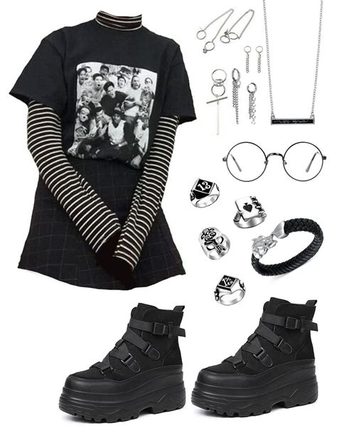 Cute Emo Outfits, E Girl Outfits, Swaggy Outfits, Edgy Outfits, Teen ...