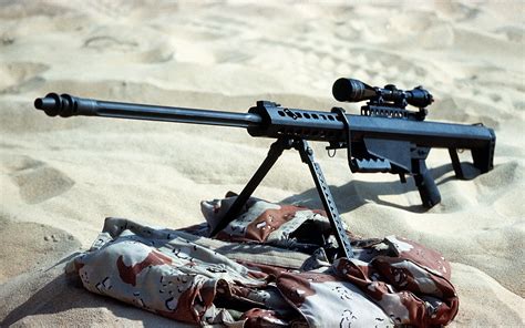 Download Man Made Barrett M82 Sniper Rifle HD Wallpaper