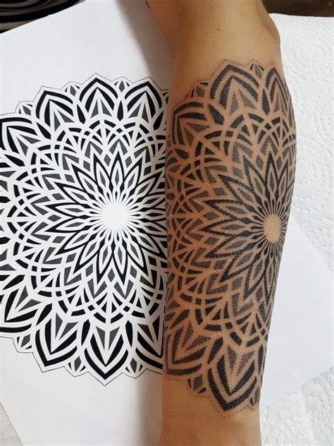 Mandala dotwork tattoo by @jakabtattoo #geometrytattoos | Space tattoo ...