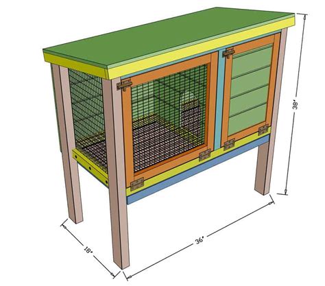 Diy Wooden Rabbit Hutch Plans - Image to u