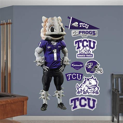 TCU Mascot - SuperFrog Wall Decal | Shop Fathead® for TCU Horned Frogs ...