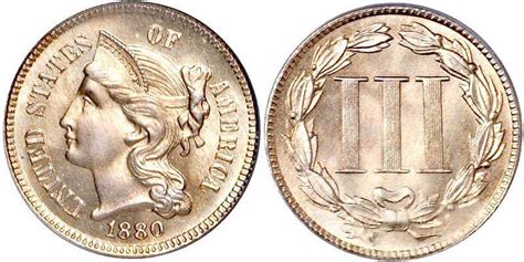 1880 Nickel Three Cent Coin Value Prices, Photos & Info