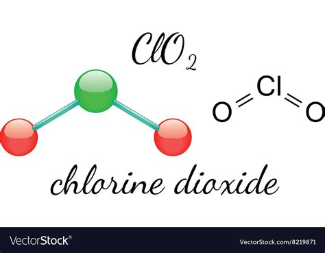 Clo2 Chlorine Dioxide Molecule Royalty Free Vector Image, 51% OFF