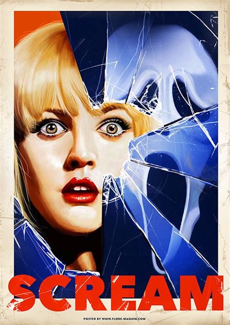 Horror Movie Poster Art : Scream,1996, by Flore Maquin | Scream movie ...