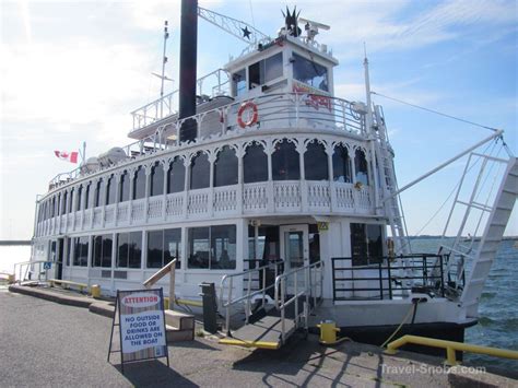 The Island Queen 1000 Islands boat cruise at dock in Kingston, Ontario ...