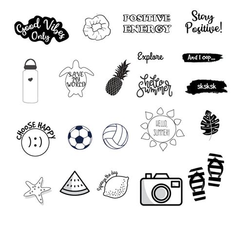 Stickers Paper & Party Supplies aesthetic girl Volley ball cartoon ...