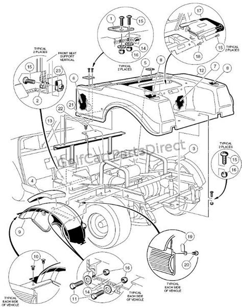 1997 Club Car Gas DS or Electric - Club Car parts & accessories | Gas ...