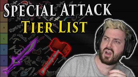 Special Attack Tier List for Oldschool Runescape - YouTube