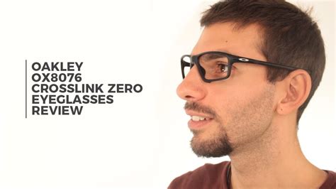 Oakley OX8076 CROSSLINK ZERO Eyeglasses Review | SmartBuyGlasses - YouTube