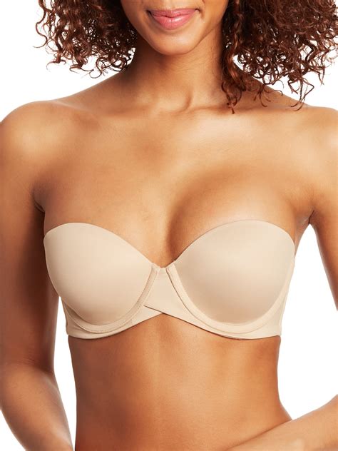 Sweet Nothings Women's Stay Put Strapless Push Up Underwire Bra ...