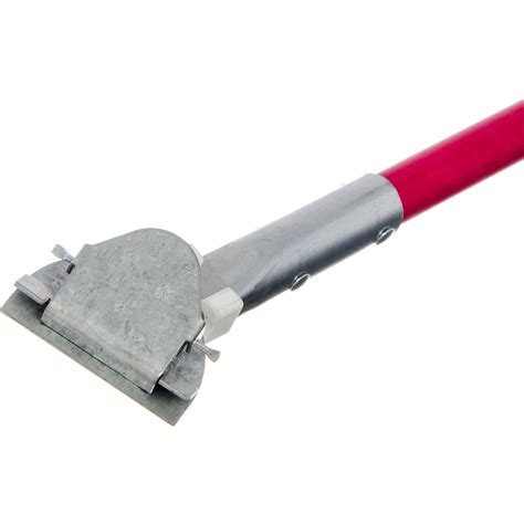 36211305 - Fiberglass Dust Mop Handle with Clip-On Connector 60" - Red ...