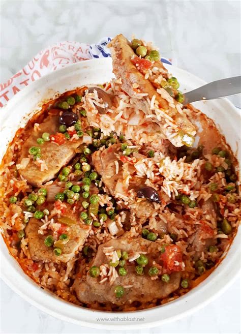 One-Pot Pork Chop and Rice Casserole | With A Blast