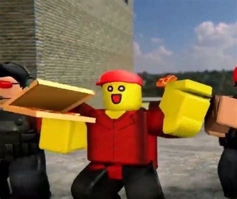 three lego men are holding boxes and wearing red caps while one man in ...