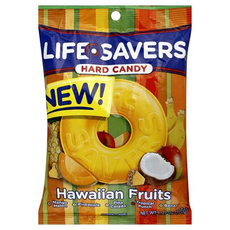 LIFE SAVERS Candy Hawaiian Fruits 6.25 oz