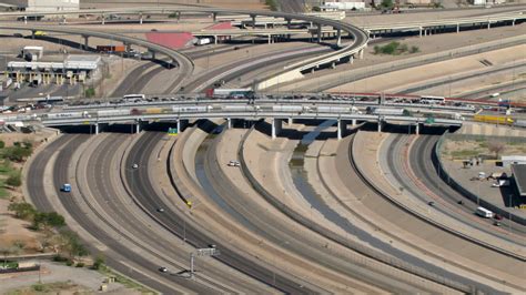 HD stock footage aerial video of heavy traffic on the Bridge of the ...