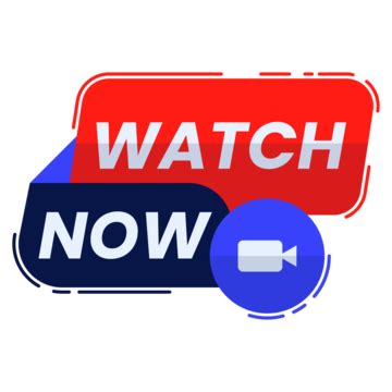 Watch Now Badge Icon Vector, Watch Now Button, Watch Now Banner, Watch ...