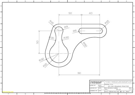 Autocad 2d Drawing Samples