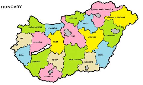 Burgenland-related Maps of Hungary