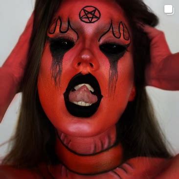 Devil Makeup Halloween, Halloween Makeup Pretty, Hot Halloween Costumes ...