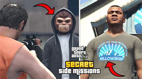 GTA 5 - Secret Side Missions! (TOP 5) - YouTube