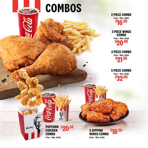 KFC Menu