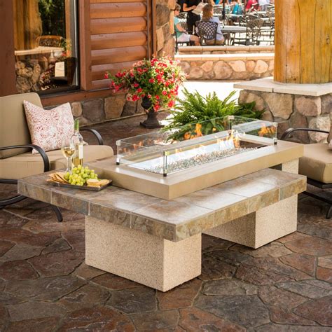 Outdoor GreatRoom Uptown Brown Fire Pit Table - NSS - Walmart.com ...