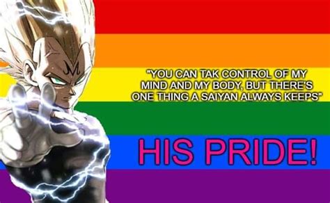 Vegeta Pride In Someone Else