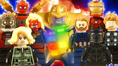 LEGO AVENGERS INFINITY WAR THE MOVIE - MARVEL STOP MOTION - YouTube