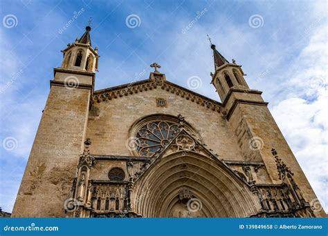 Basilica Santa Maria Church in Vilafranca Del Penedes, Catalonia, Spain ...